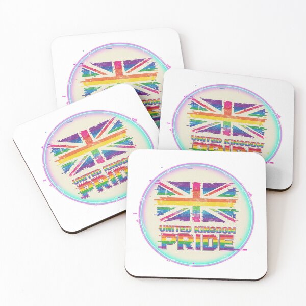 Item preview, Retro UK Pride Poster – Distressed Union Jack Glitchcore Edition designed and sold by Tily360.