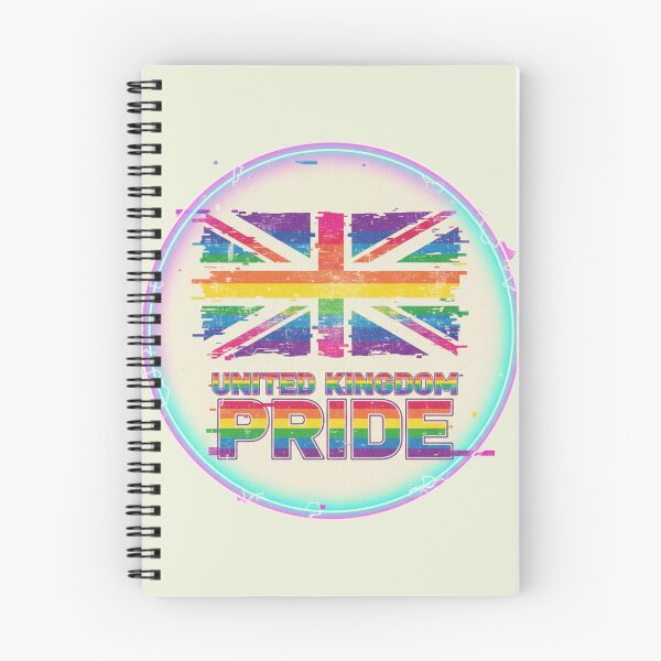 Item preview, Retro UK Pride Poster – Distressed Union Jack Glitchcore Edition designed and sold by Tily360.
