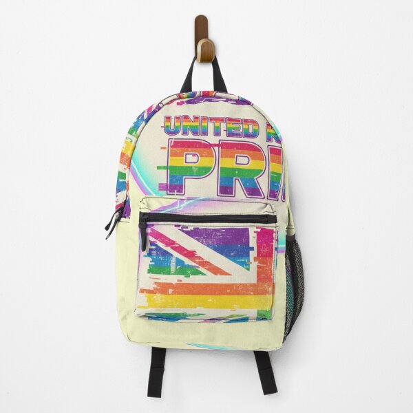 Item preview, Retro UK Pride Poster – Distressed Union Jack Glitchcore Edition designed and sold by Tily360.