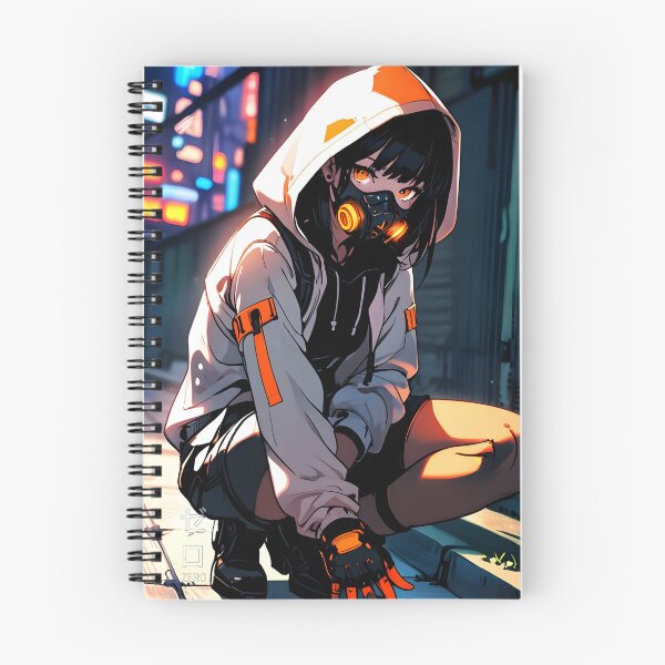 Item preview, ZERO: Low Squat Tactical Pose | Cute Cyberpunk Anime Girl designed and sold by Sytrics.