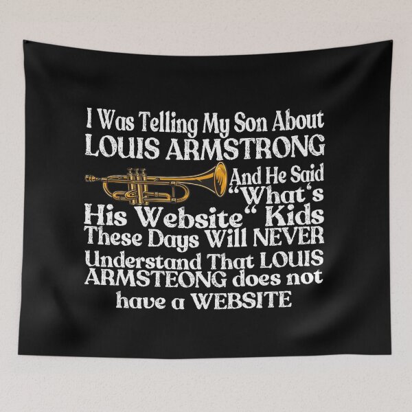 Item preview, I Was Telling My Son About Louis Armstrong designed and sold by Mohamed Orav.