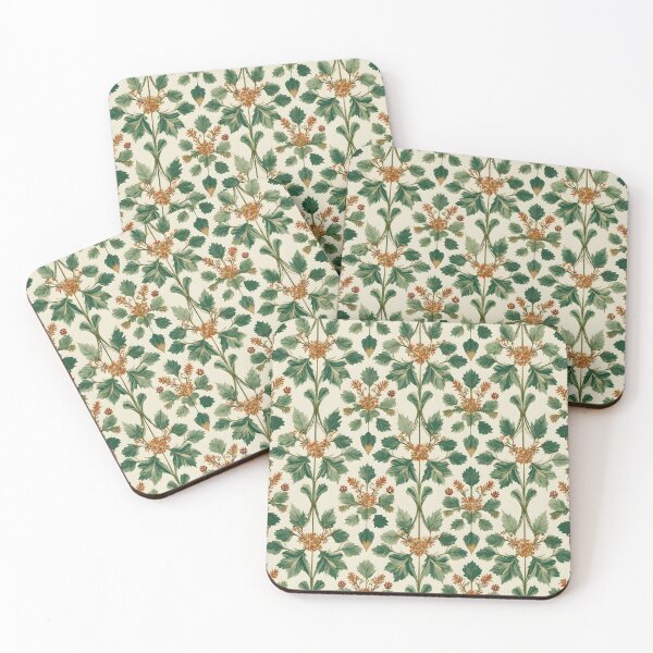 Item preview, Vintage Mistletoe Botanical Christmas Pattern designed and sold by Amplify-n-Co.