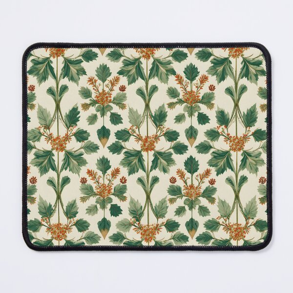 Item preview, Vintage Mistletoe Botanical Christmas Pattern designed and sold by Amplify-n-Co.