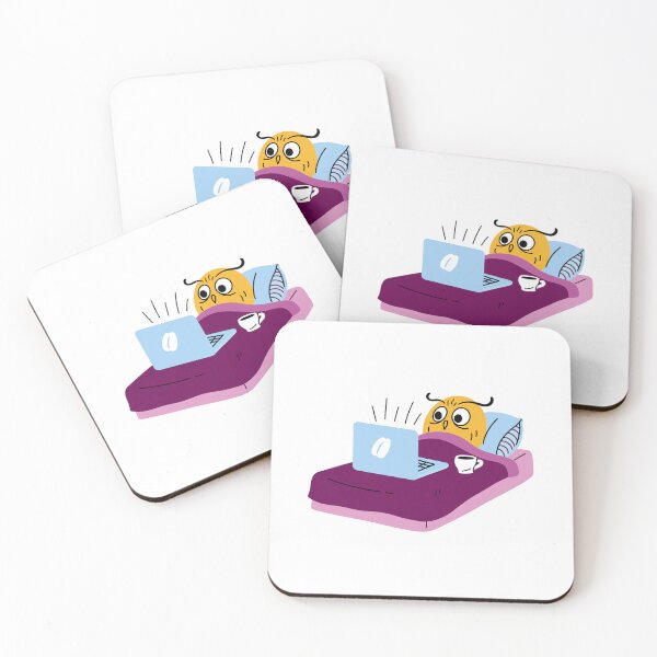 Item preview, night owl and coffee  designed and sold by delicate-pov.