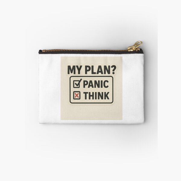 Item preview, My Plan, Panic, Think designed and sold by DivinelyAligned8.