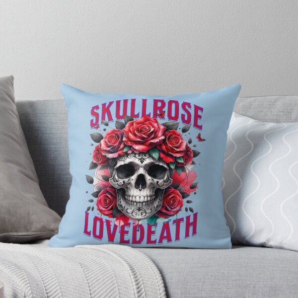 Item preview, SkullRose LoveDeath Art designed and sold by WAKYSHOP.