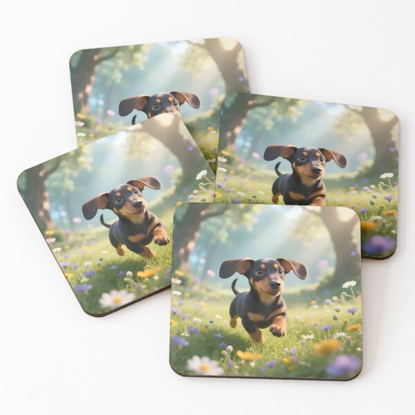 Item preview, Puppy dog playing in a field.  designed and sold by Nomad-Maynard.