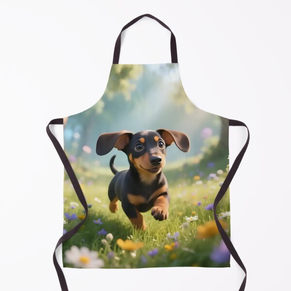 Item preview, Puppy dog playing in a field.  designed and sold by Nomad-Maynard.