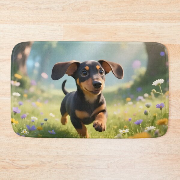 Item preview, Puppy dog playing in a field.  designed and sold by Nomad-Maynard.