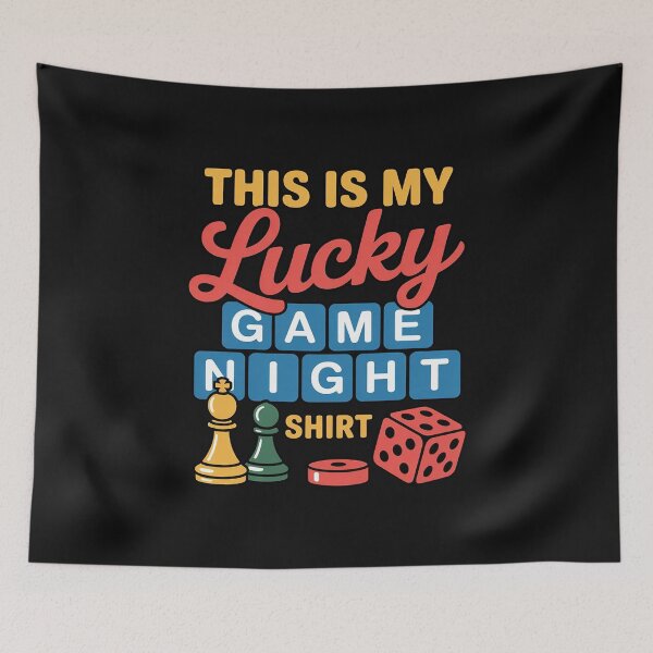 Item preview, This Is My Lucky Game Night Tabletop Board Game designed and sold by nicomitchell.
