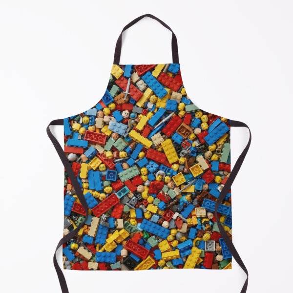 Item preview, Colorful Brick Hoard - Toy Block Chaos Texture designed and sold by SavinMercantile.