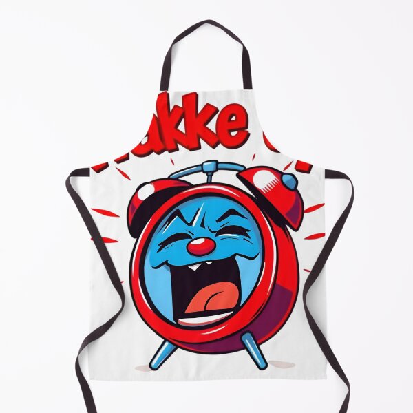 Item preview, Funny Angry Alarm Clock Wakke Up designed and sold by LowBattery Social Club.