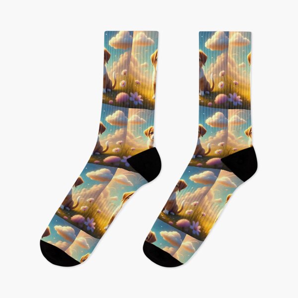 Item preview, Puppy dog playing in a field.  designed and sold by Nomad-Maynard.