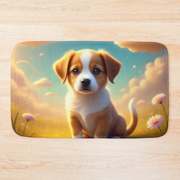 Item preview, Puppy dog playing in a field.  designed and sold by Nomad-Maynard.