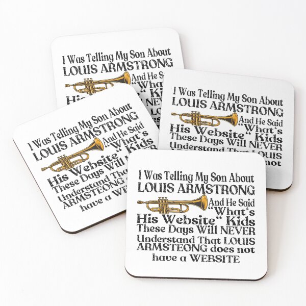 Item preview, I Was Telling My Son About Louis Armstrong designed and sold by Mohamed Orav.