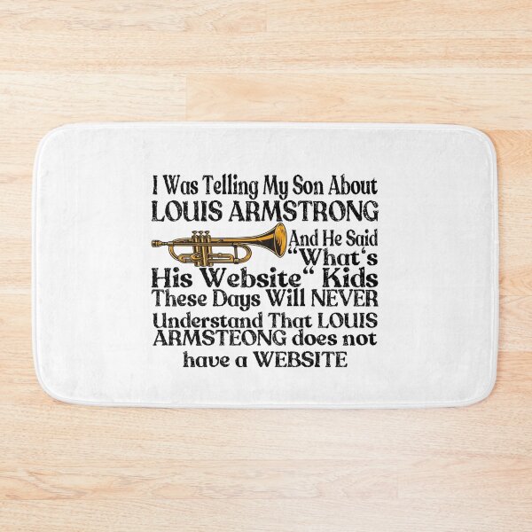 Item preview, I Was Telling My Son About Louis Armstrong designed and sold by Mohamed Orav.