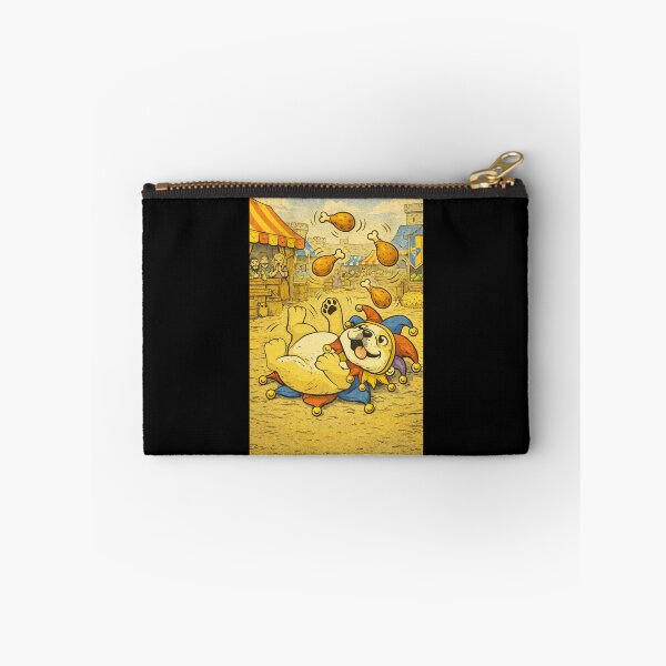 Item preview, French Bulldog Medieval Dogs – Medieval Bulldog Jester Scene – Gift for French Bulldog Lovers • Retro Comics • Vintage Halftone designed and sold by JacobKAurumhead.