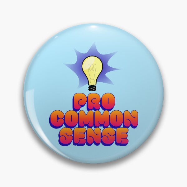 Item preview, Pro Common Sense Retro Typography – Funny Bold Statement Design designed and sold by SimplyJasper.