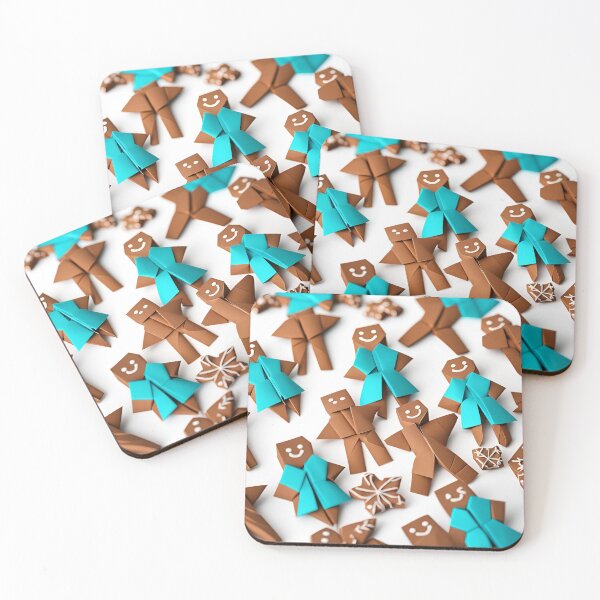 Item preview, Origami Art - Sugar and Spice Duets: Whimsical Gingerbread Men and Women designed and sold by ArtfulFolds.
