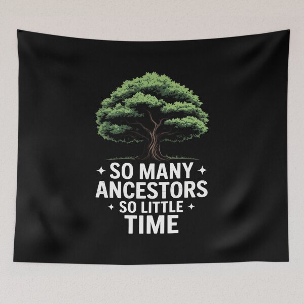 Item preview, So Many Ancestors Little Time Genealogy designed and sold by andreaswest.