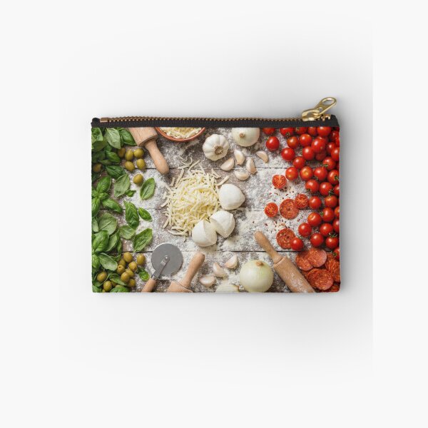Item preview, Italian Pizza Ingredients - Rustic Cooking Knolling designed and sold by SavinMercantile.