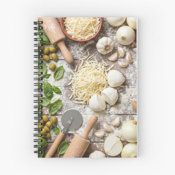 Item preview, Italian Pizza Ingredients - Rustic Cooking Knolling designed and sold by SavinMercantile.
