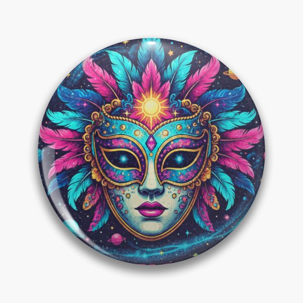 Item preview, Cosmic Rio Carnival Mask – Crystal Galaxy Edition designed and sold by Tily360.