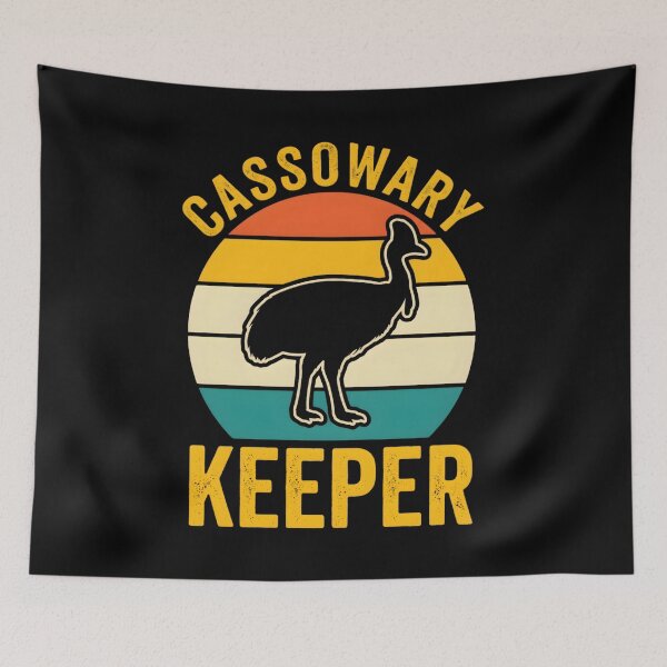 Item preview, Cassowary Keeper, Funny Bird Lover Gift, Exotic Wildlife Animal Graphic Tee for Zookeeper Aviary Nature Fans designed and sold by saloui.