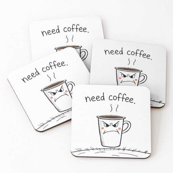 Item preview, Grumpy Coffee Cup Need Coffee Now designed and sold by LowBattery Social Club.