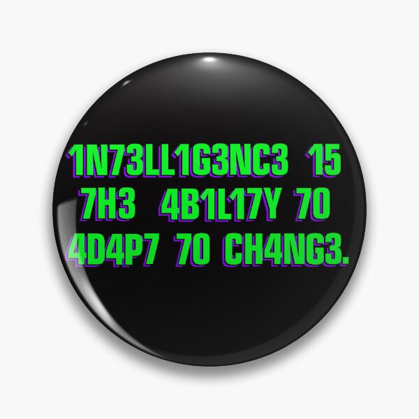 Item preview, intelligence is the ability logo designed and sold by VWscout2.