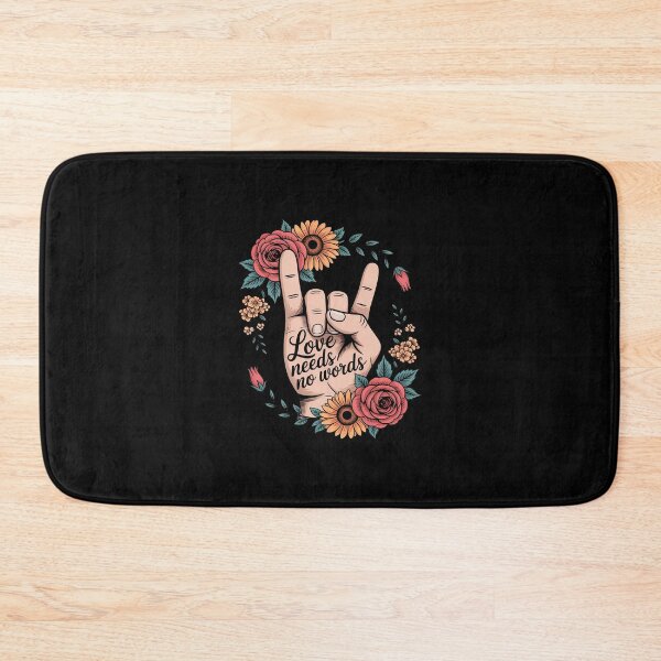Item preview, Sign Language ASL Love Needs No Words Special Education Spee designed and sold by andreaswest.