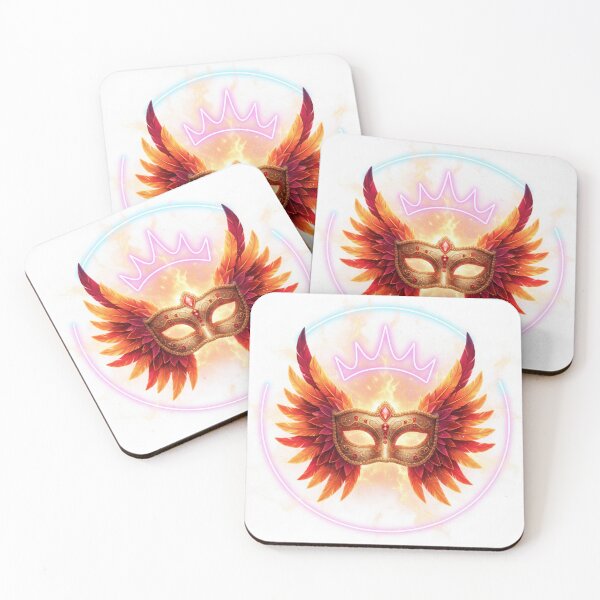 Item preview, Cosmic Rio Carnival Mask – Phoenix Flame Edition designed and sold by Tily360.