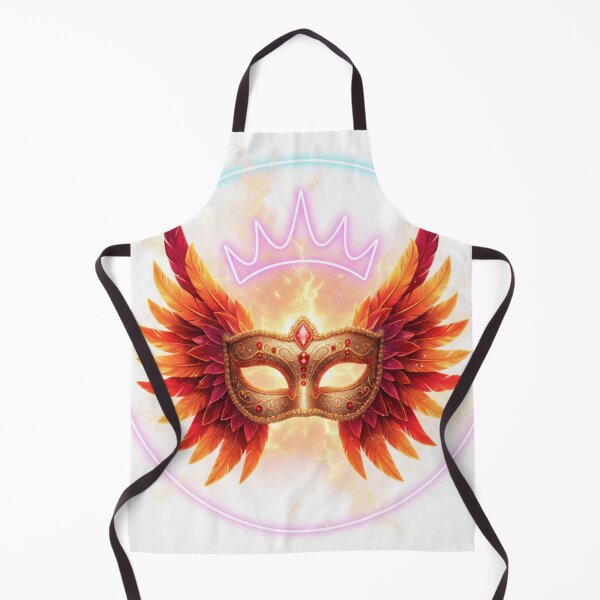 Item preview, Cosmic Rio Carnival Mask – Phoenix Flame Edition designed and sold by Tily360.