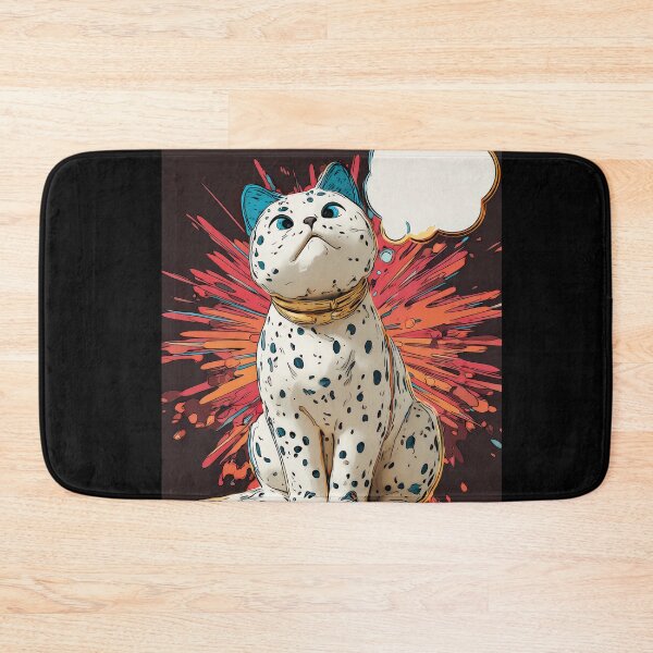 Item preview, Cute Comic Kitten with Speech Bubble Illustration designed and sold by Grafititee.
