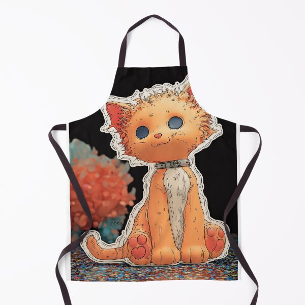 Item preview, Cute Comic Kitten with Speech Bubble Illustration designed and sold by Grafititee.
