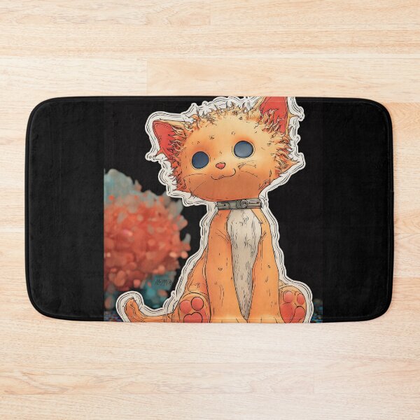 Item preview, Cute Comic Kitten with Speech Bubble Illustration designed and sold by Grafititee.