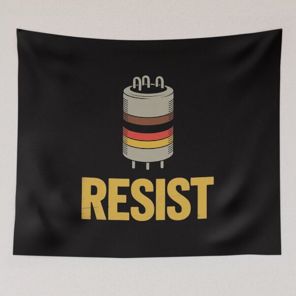 Item preview, Resist! Resistor Electronic and Science Geek designed and sold by margaridroso.