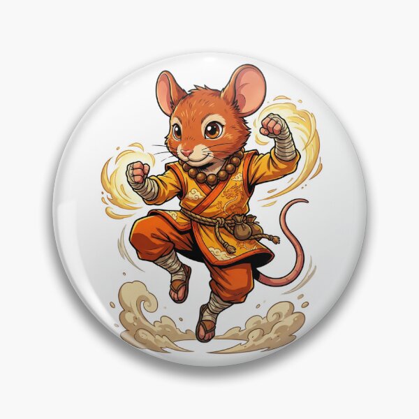 Item preview, Fists of Fur: Mousefolk Monk designed and sold by SkinnyFlatWhite.