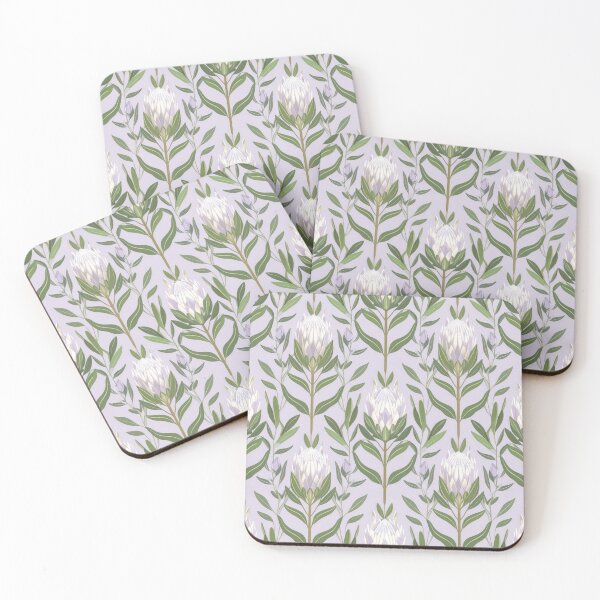 Item preview, Protea Floral Pattern • Soft Lilac Botanical Repeat • Elegant Modern Nature Design designed and sold by baheeya.