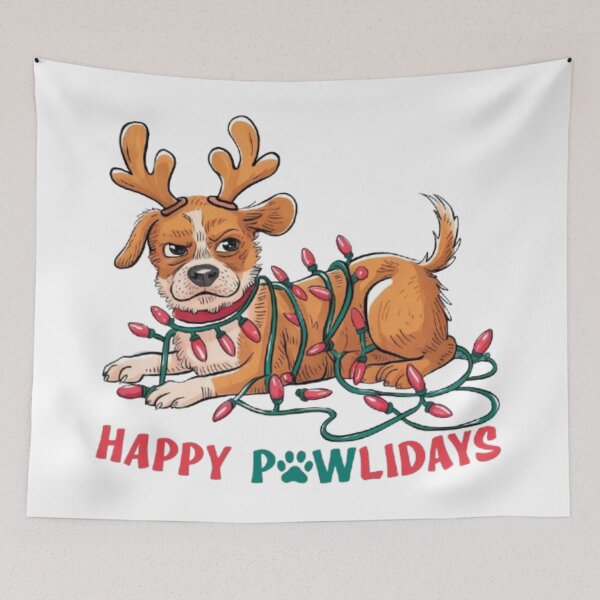 Item preview, happy pawlidays designed and sold by CanvasRebel.