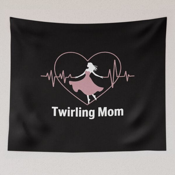 Item preview, Proud Baton Twirling Mom Of Twirler designed and sold by margaridroso.