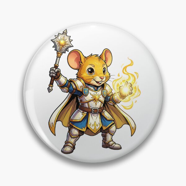 Item preview, Divine Smite: Mousefolk Paladin designed and sold by SkinnyFlatWhite.