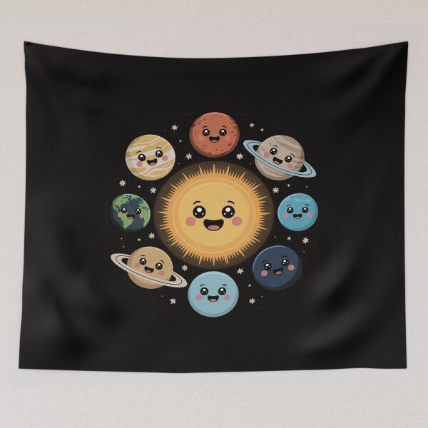 Item preview, Planets Camping Solar System Campfire Marshmallows designed and sold by margaridroso.