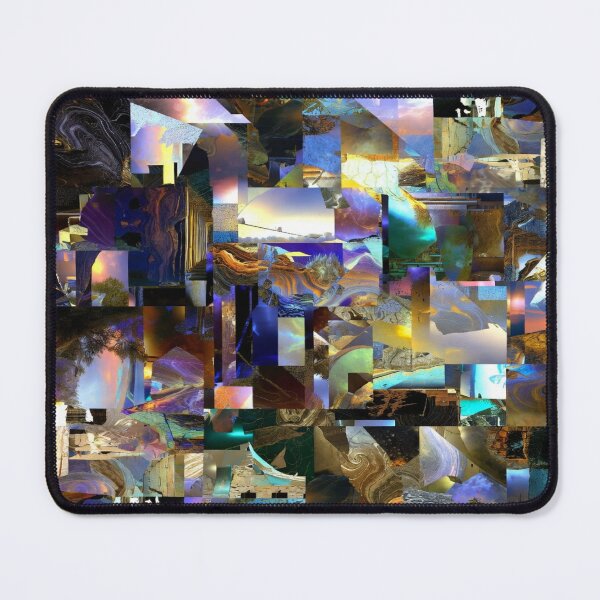 Item preview, Abstract Fragmented Landscape Mosaic Collage designed and sold by SKITZVOID.