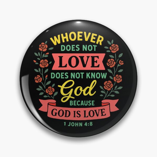 Item preview, 1 John 4:8 God is Love designed and sold by plushism.