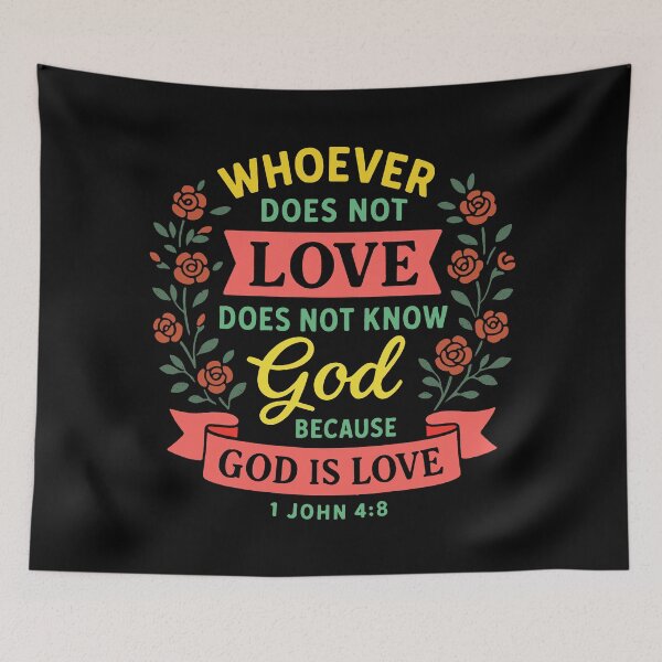 Item preview, 1 John 4:8 God is Love designed and sold by plushism.