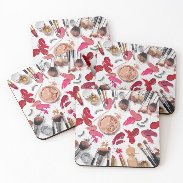 Item preview, Makeup Artist Flat Lay - Smashed Powder & Brushes designed and sold by SavinMercantile.