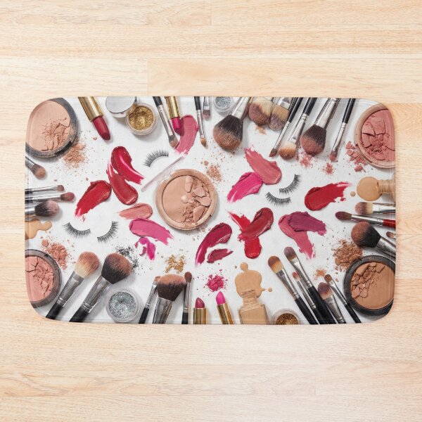 Item preview, Makeup Artist Flat Lay - Smashed Powder & Brushes designed and sold by SavinMercantile.