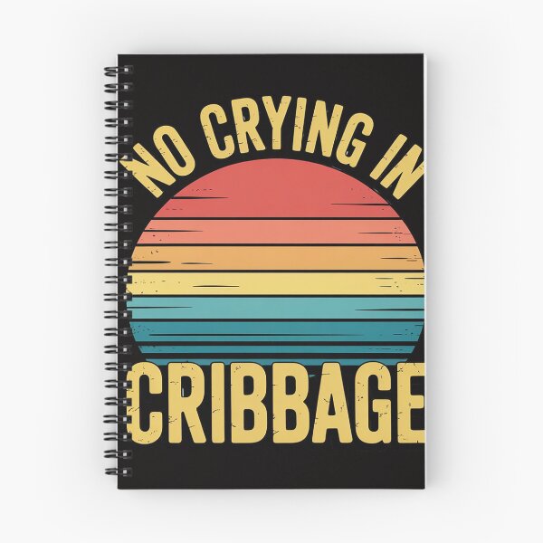 Item preview, No Crying In Cribbage  Cribbage Board Game designed and sold by margaridroso.