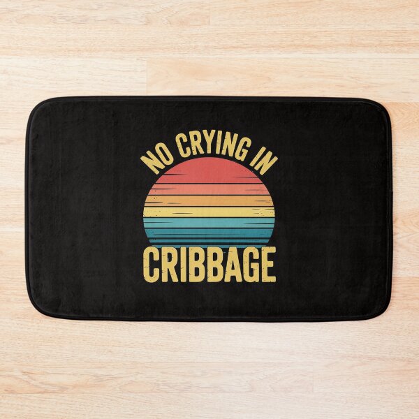 Item preview, No Crying In Cribbage  Cribbage Board Game designed and sold by margaridroso.